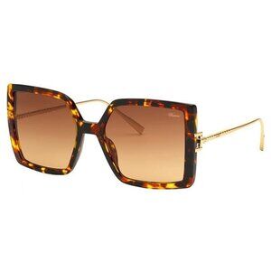 A0475Z New CHOPARD Havana Square IKCH334 0745 Sunglasses Women